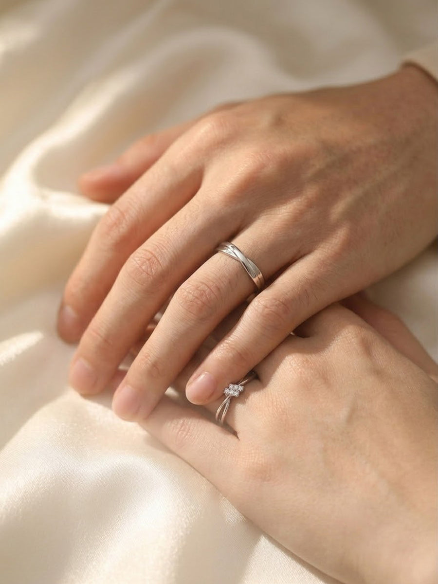 Intertwined Love Ring Set