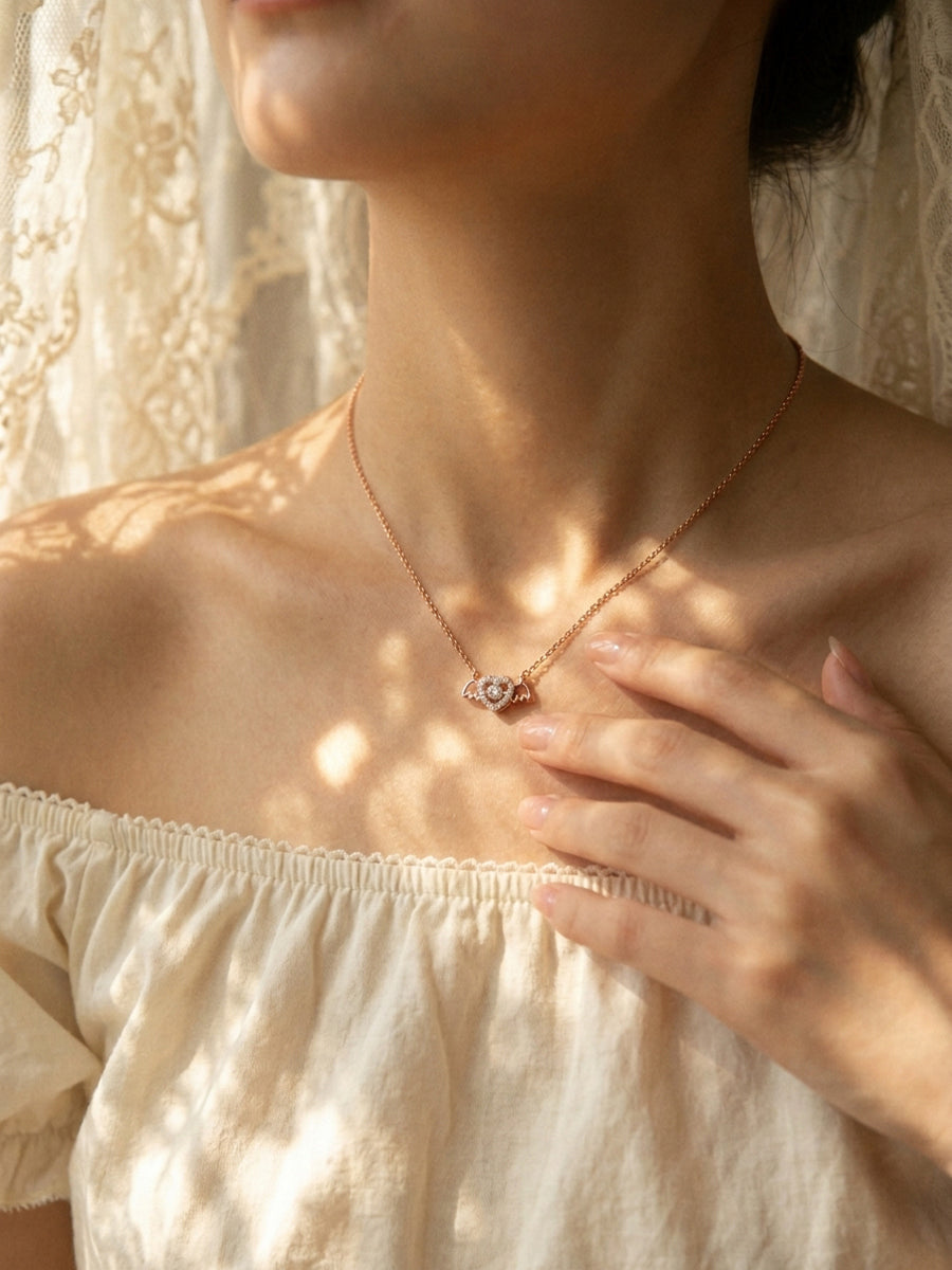 Angel Heartbeat Necklace
