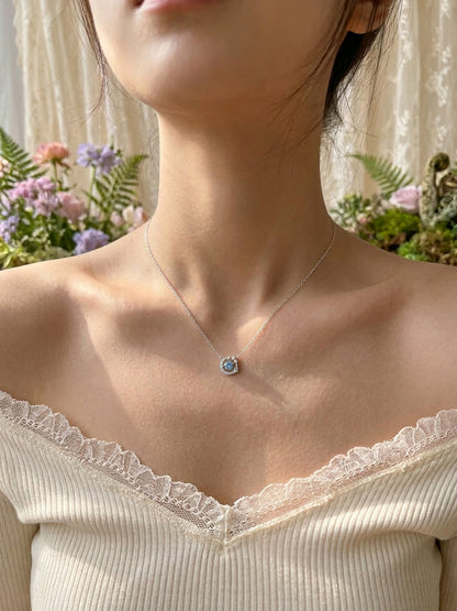 Azure Orbit Necklace