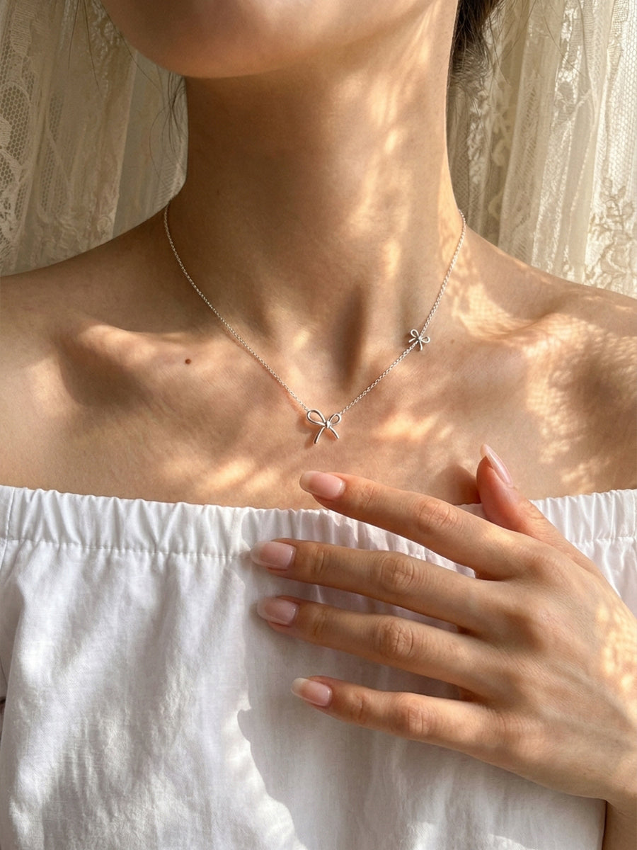 Baby Bow Necklace