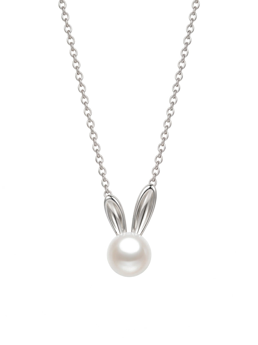 Bunny Pearl Necklace