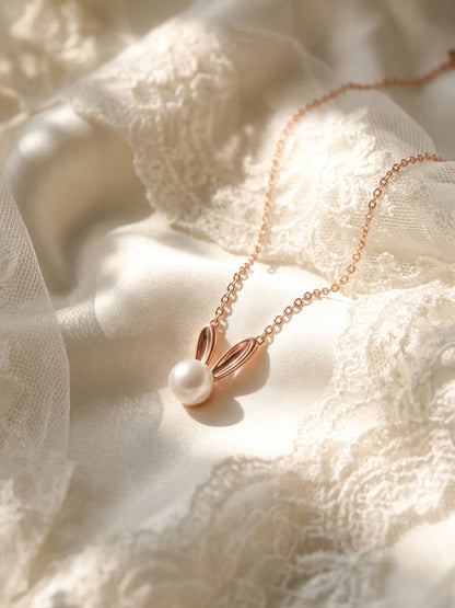 Bunny Pearl Necklace