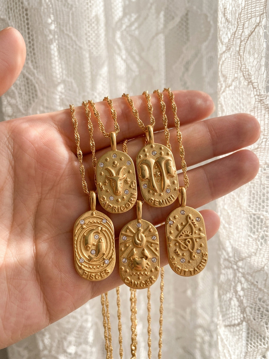 Celestial Medallion Necklace