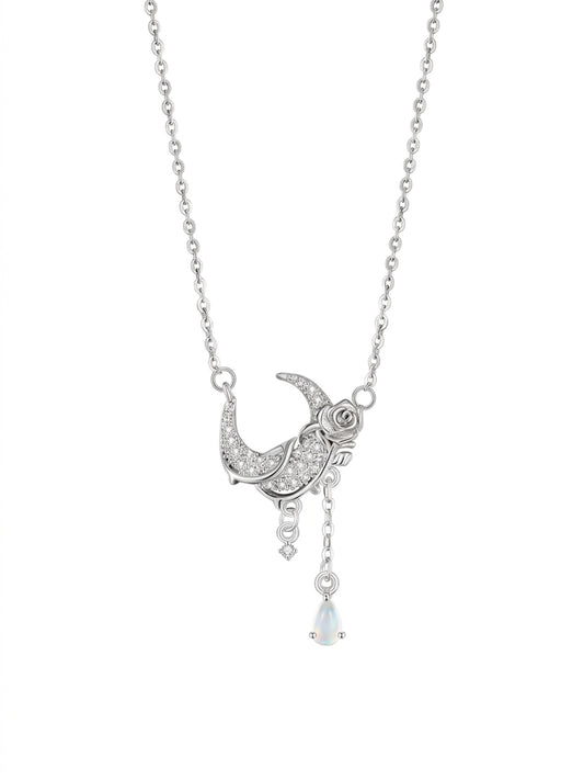 Crescent Bloom Necklace