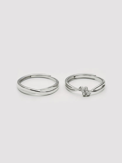 Intertwined Love Ring Set