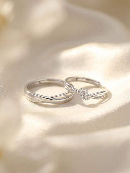 Intertwined Love Ring Set