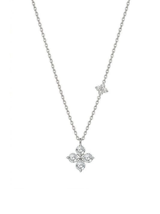Twin Clover Necklace