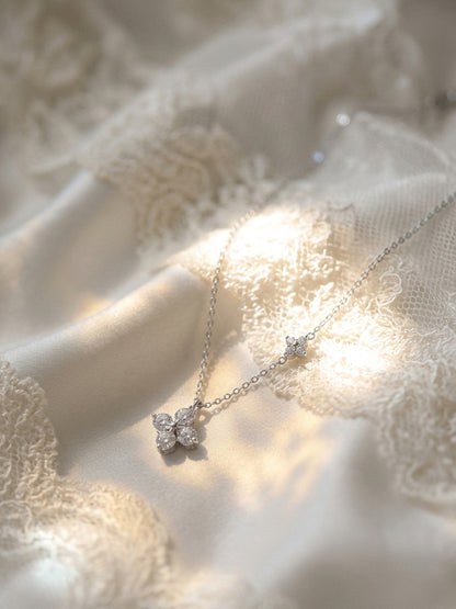 Twin Clover Necklace