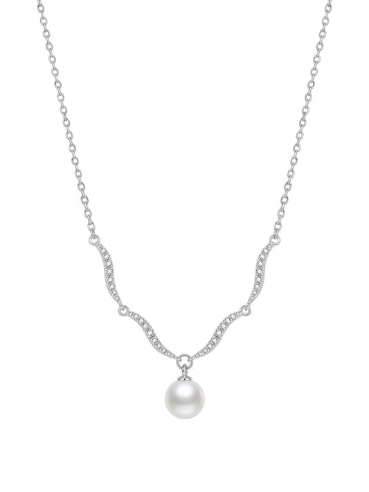 Pearl Wave Necklace