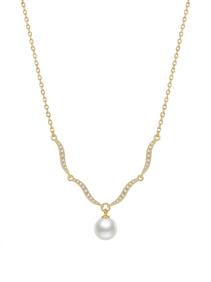 Pearl Wave Necklace
