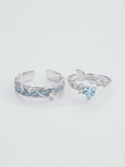 Tidal Love Ring Set