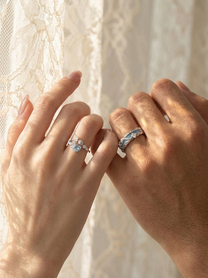 Tidal Love Ring Set